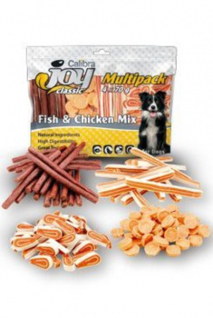 AKCE Calibra Joy Dog Multipack Fish & Chicken Mix 4x70g 