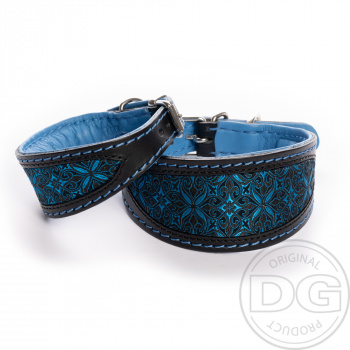 DG Exclusive collar BROCADE BLUE
