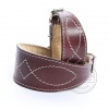 DG Luxury collar MAHOGANY